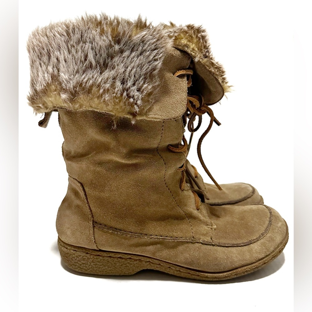 Sam Edelman Mateo Faux Fur Lined Boots in Graphite